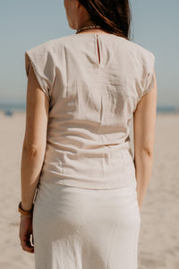 Katarim top crepe ivory - Bij Keesje - Neo Noir - Top