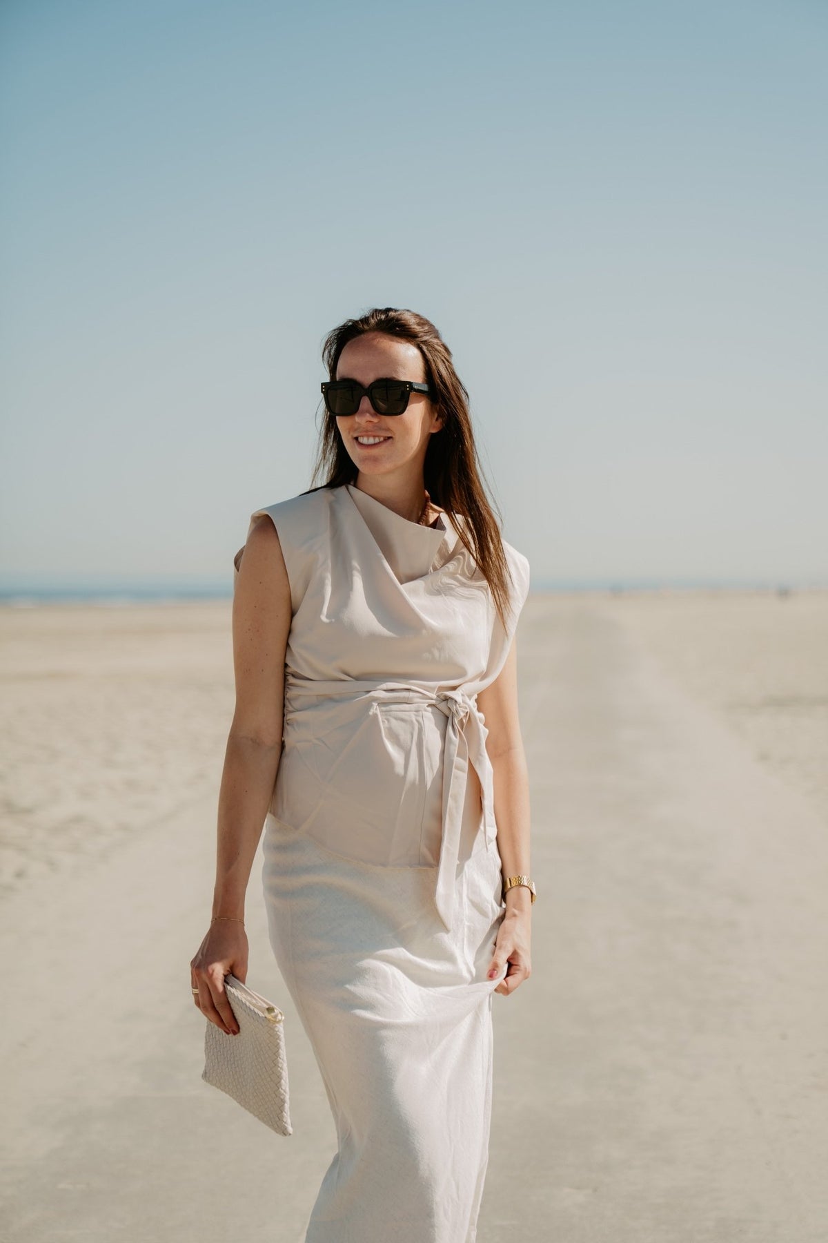 Katarim top crepe ivory - Bij Keesje - Neo Noir - Top