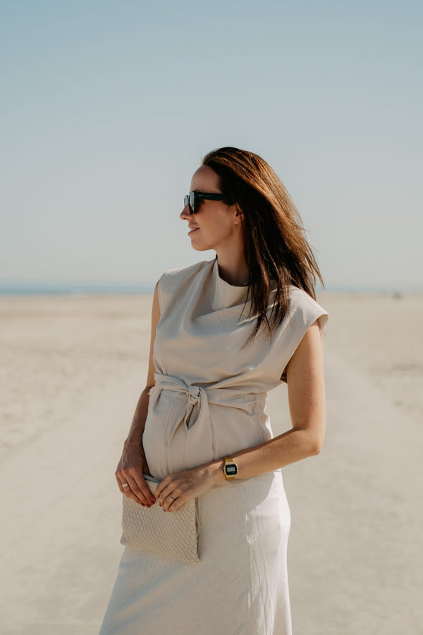 Katarim top crepe ivory - Bij Keesje - Neo Noir - Top
