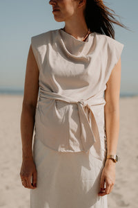 Katarim top crepe ivory - Bij Keesje - Neo Noir - Top