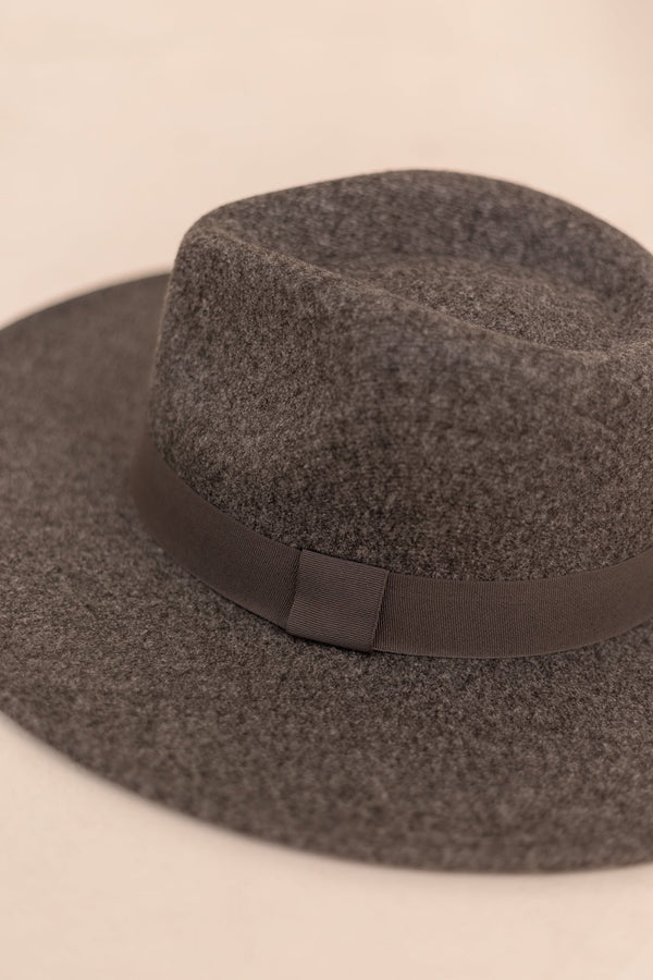 Katia hoed brede band grijs - Bij Keesje - Bij Keesje