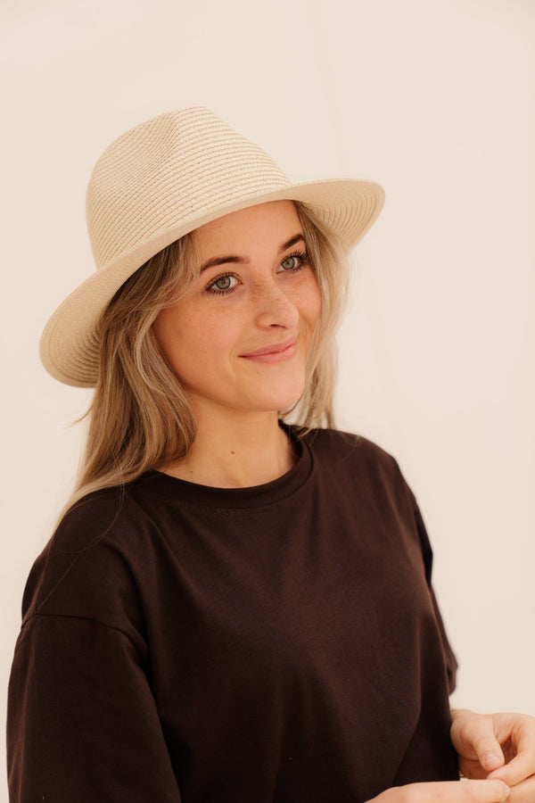 Keesje hoed riet beige - Bij Keesje - Bij Keesje - 