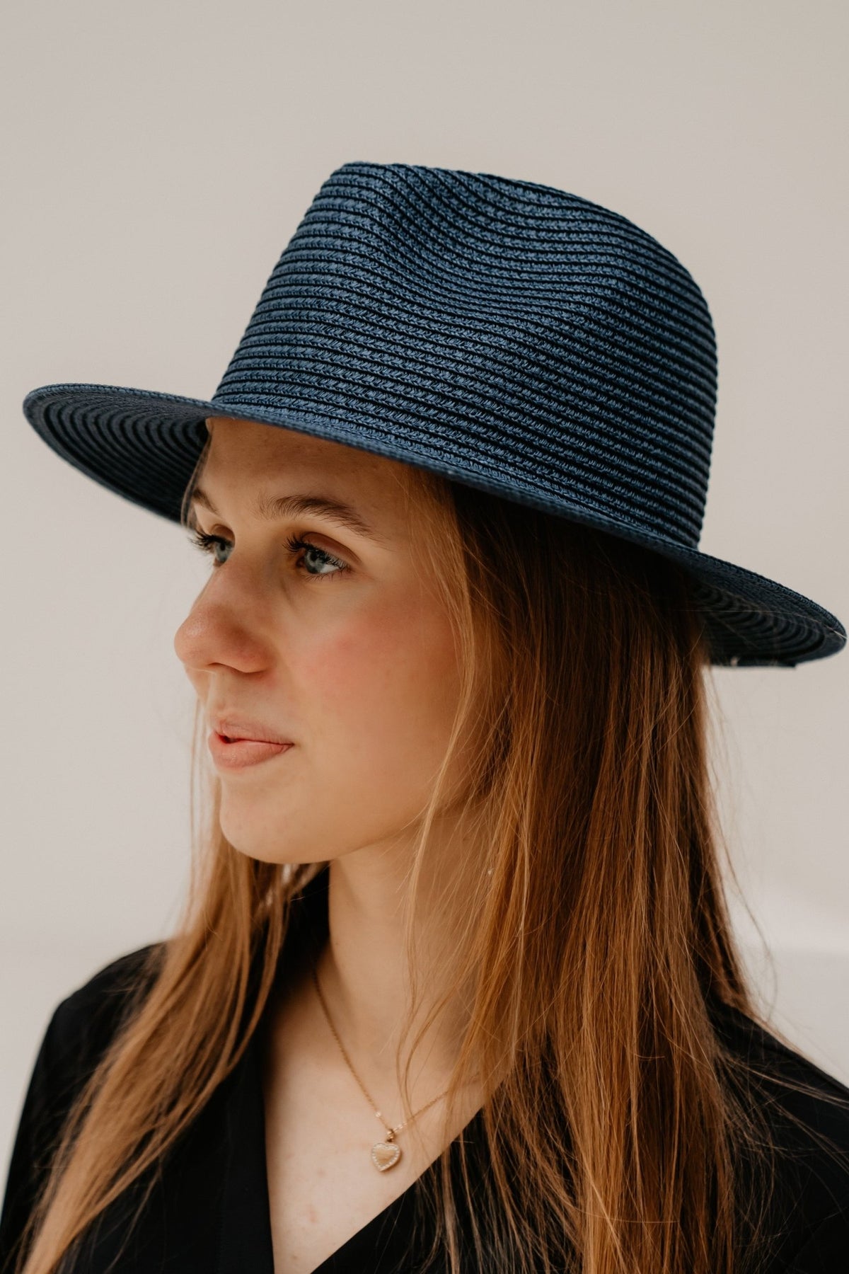 Keesje hoed riet blauw - Bij Keesje - Bij Keesje - 