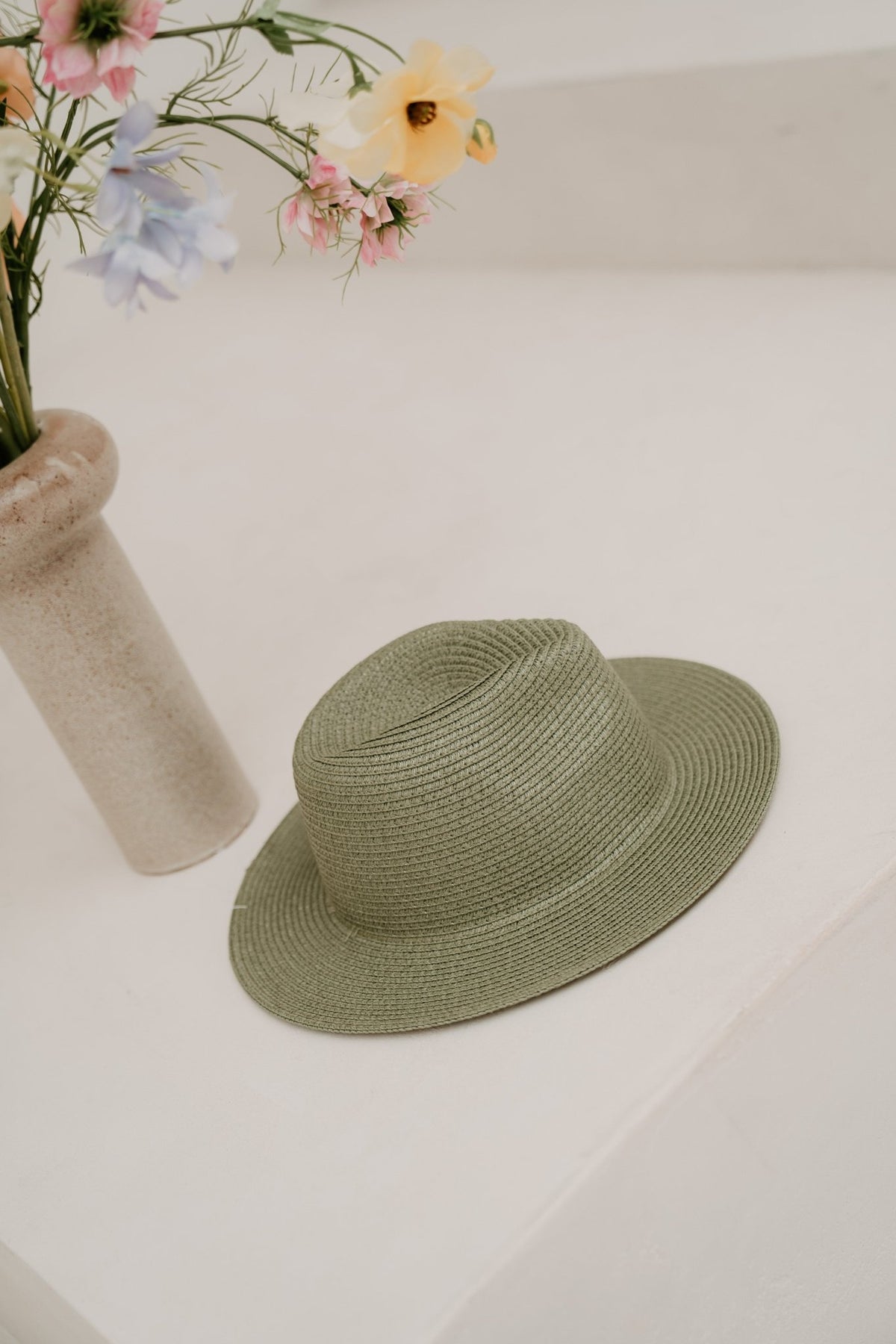 Keesje hoed riet groen - Bij Keesje - Bij Keesje - 