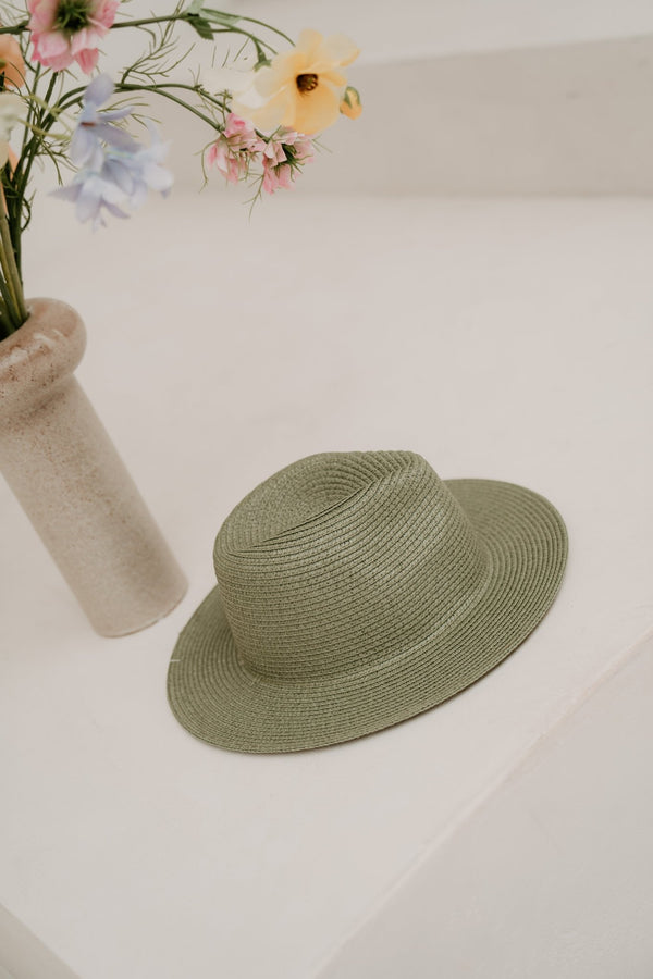 Keesje hoed riet groen - Bij Keesje - Bij Keesje - 