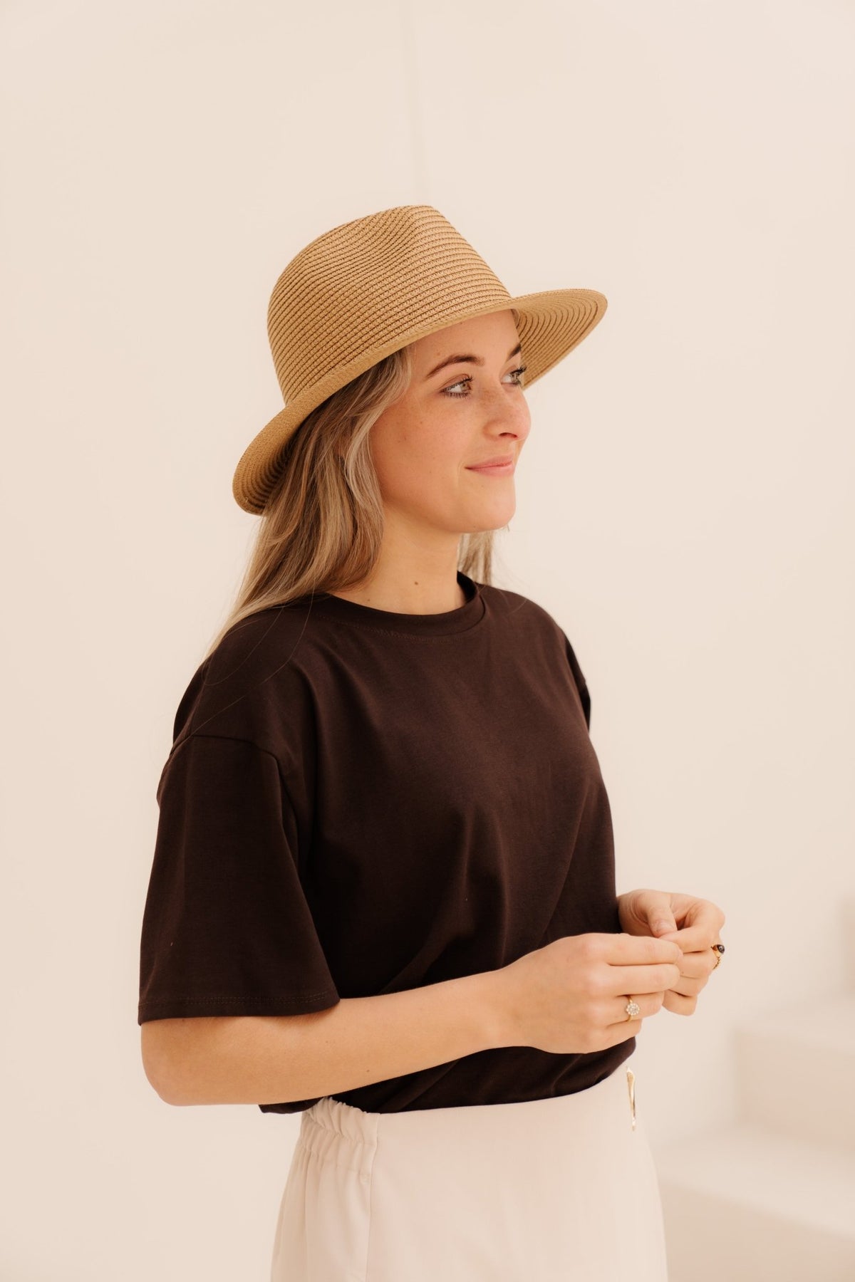 Keesje hoed riet naturel - Bij Keesje - Bij Keesje - 