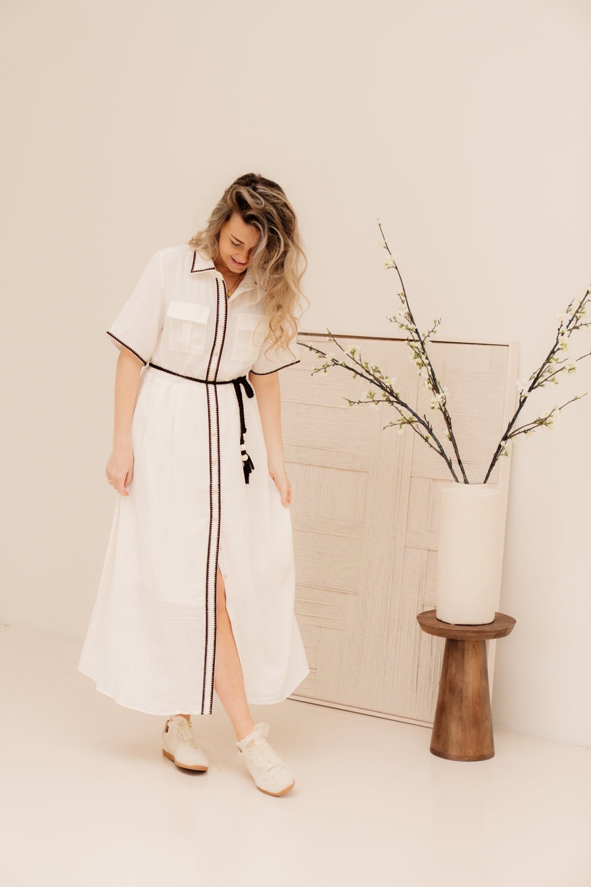 Keete jurk white - Bij Keesje - Bij Keesje - Jurk