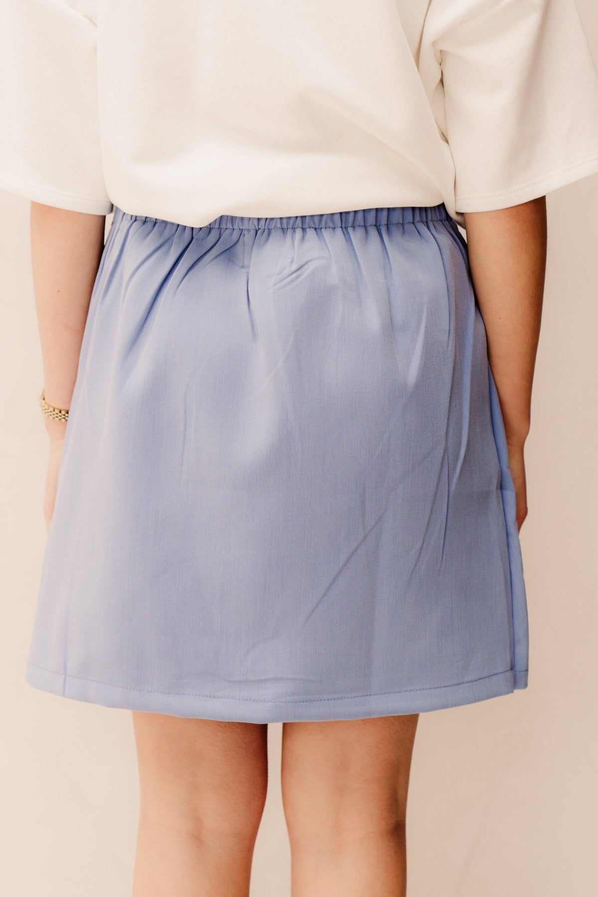 Kelsey skirt short blue - Bij Keesje - Bij Keesje - Rok