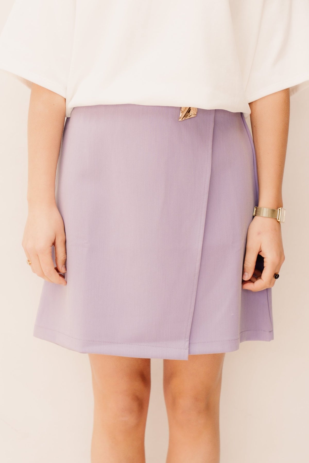 Kelsey skirt short lila - Bij Keesje - Bij Keesje - Rok