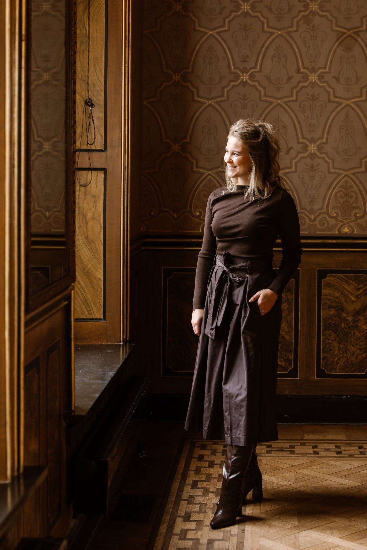 Kern skirt choco - Bij Keesje - Amelie & Amelie