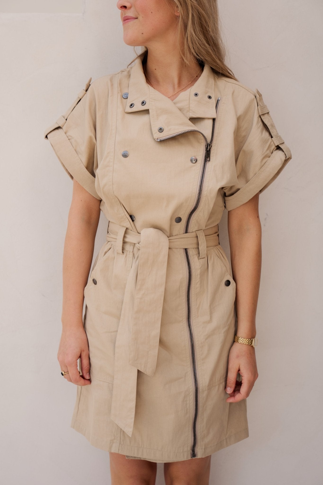 KeshaCC dress bisquit - Bij Keesje - Co'couture - Jurk