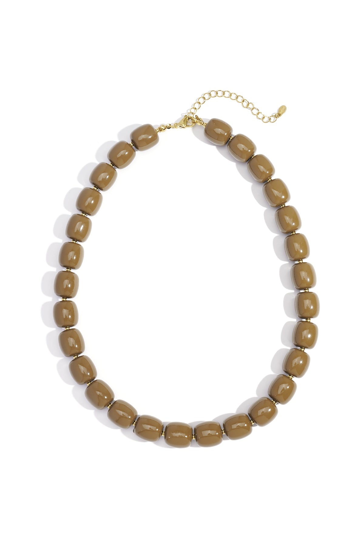 Ketting Kralen Koffiebruin 219531 - Bij Keesje - Ketting
