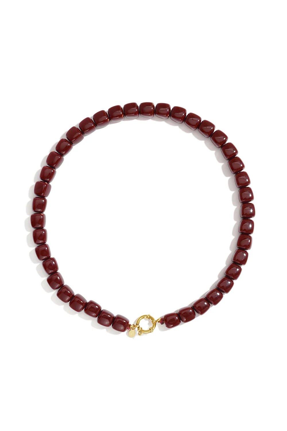 Ketting Rhodé bordeaux - Bij Keesje - Bij Keesje - Ketting