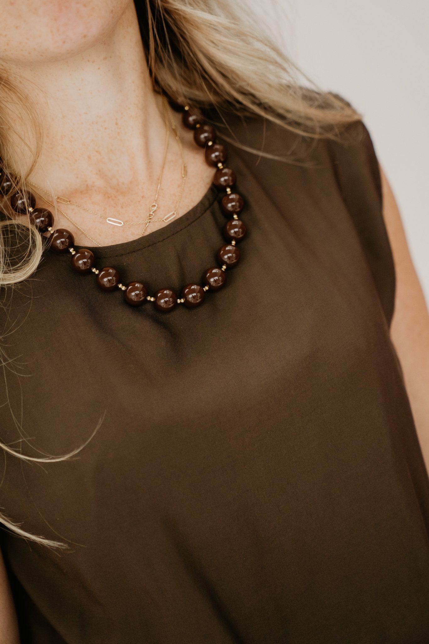 Ketting/bag strap Bruin 8411 - Bij Keesje - Bij Keesje - accessoires