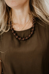 Ketting/bag strap Bruin 8411 - Bij Keesje - Bij Keesje - accessoires