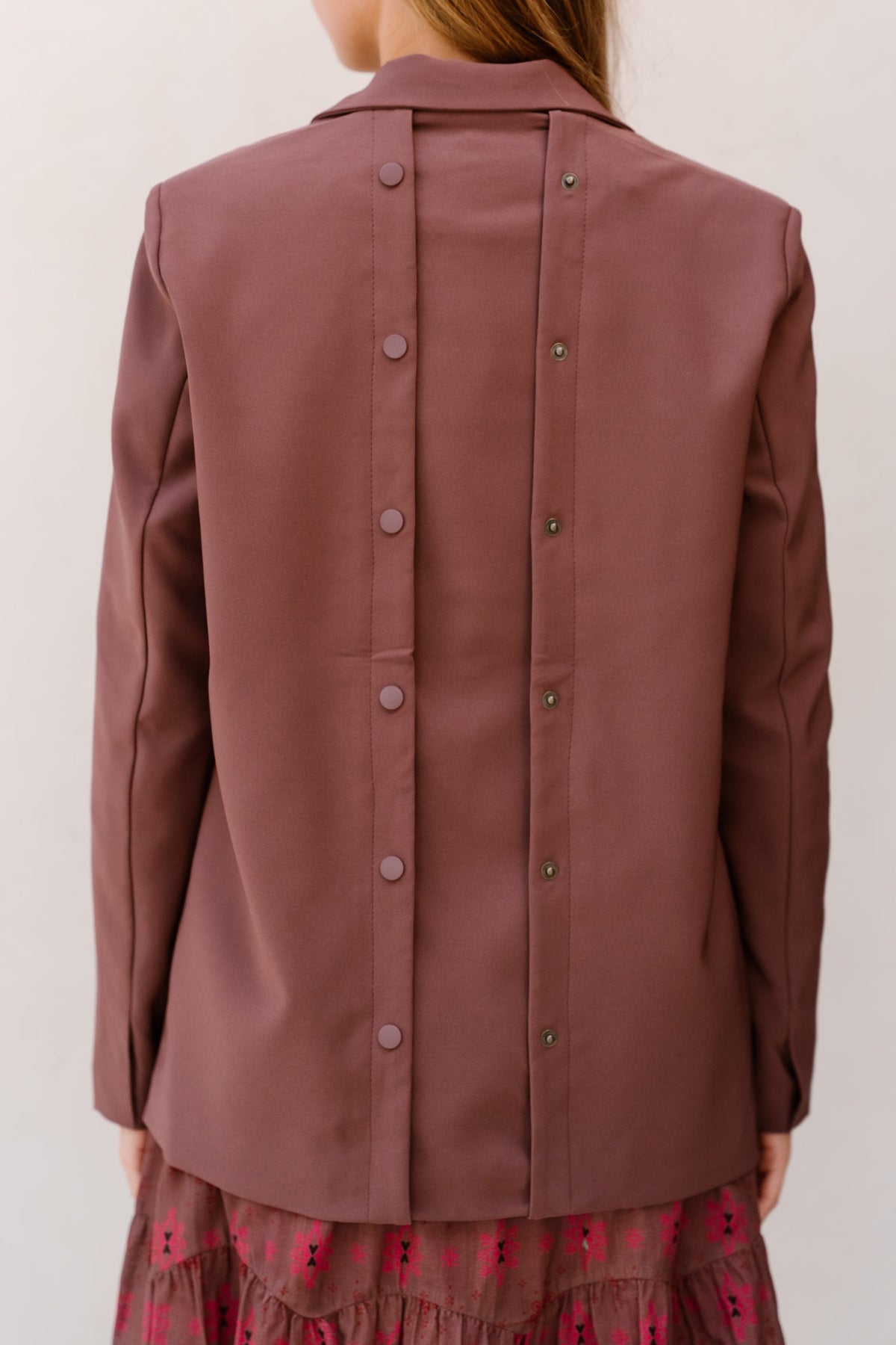 Kicki blazer Rosy Brown - Bij Keesje - FLURESK - Blazer