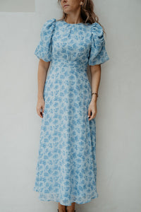 Kikka Chiffon Flower Dress Light Blue - Bij Keesje - Neo Noir - Jurk