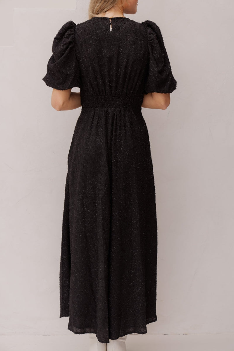 Kikka glitz dress black - Bij Keesje - Neo Noir