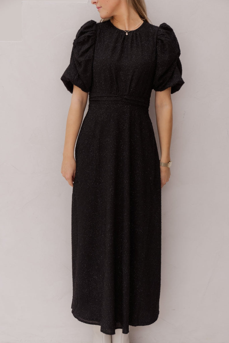 Kikka glitz dress black - Bij Keesje - Neo Noir