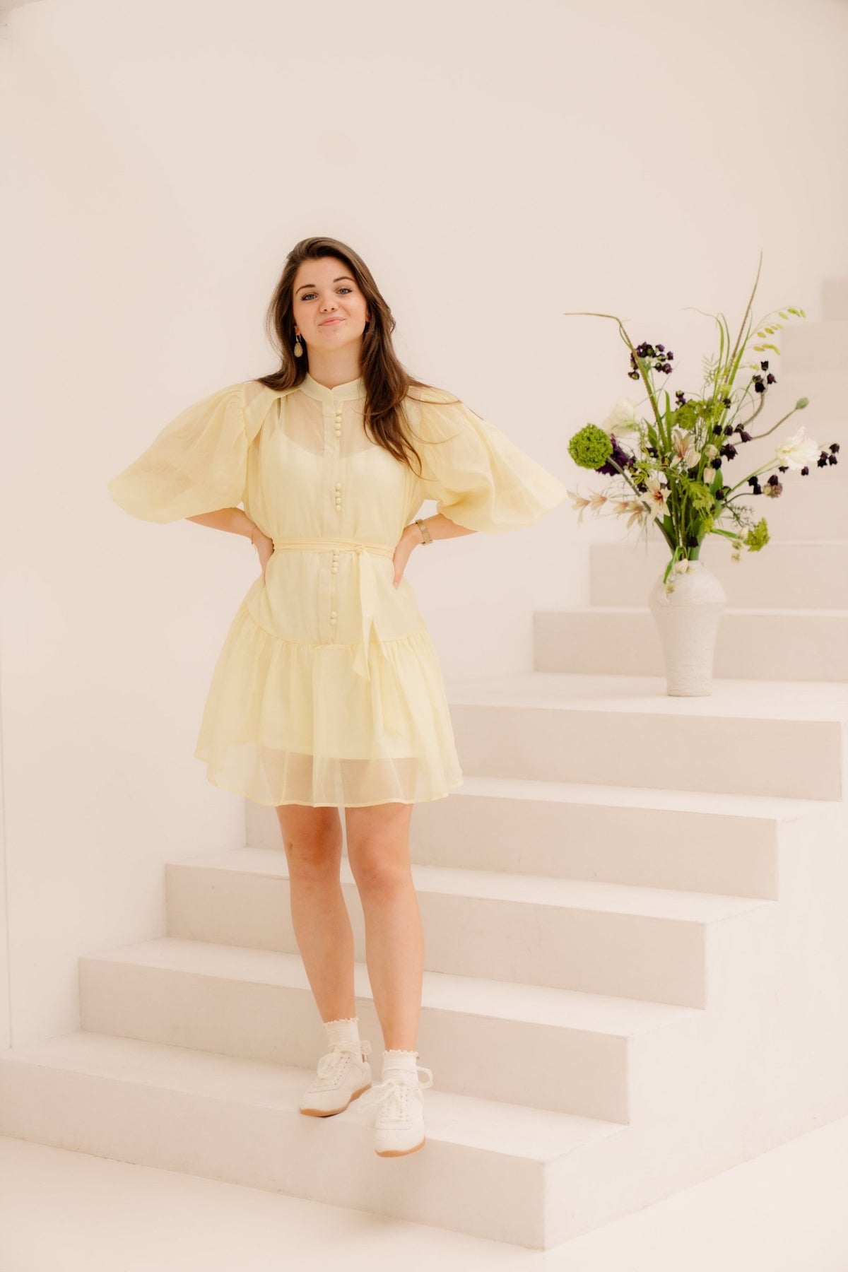 Kikki dress yellow - Bij Keesje - Bij Keesje - Jurk