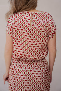 Kila print top ecru - Bij Keesje - Ange - Top