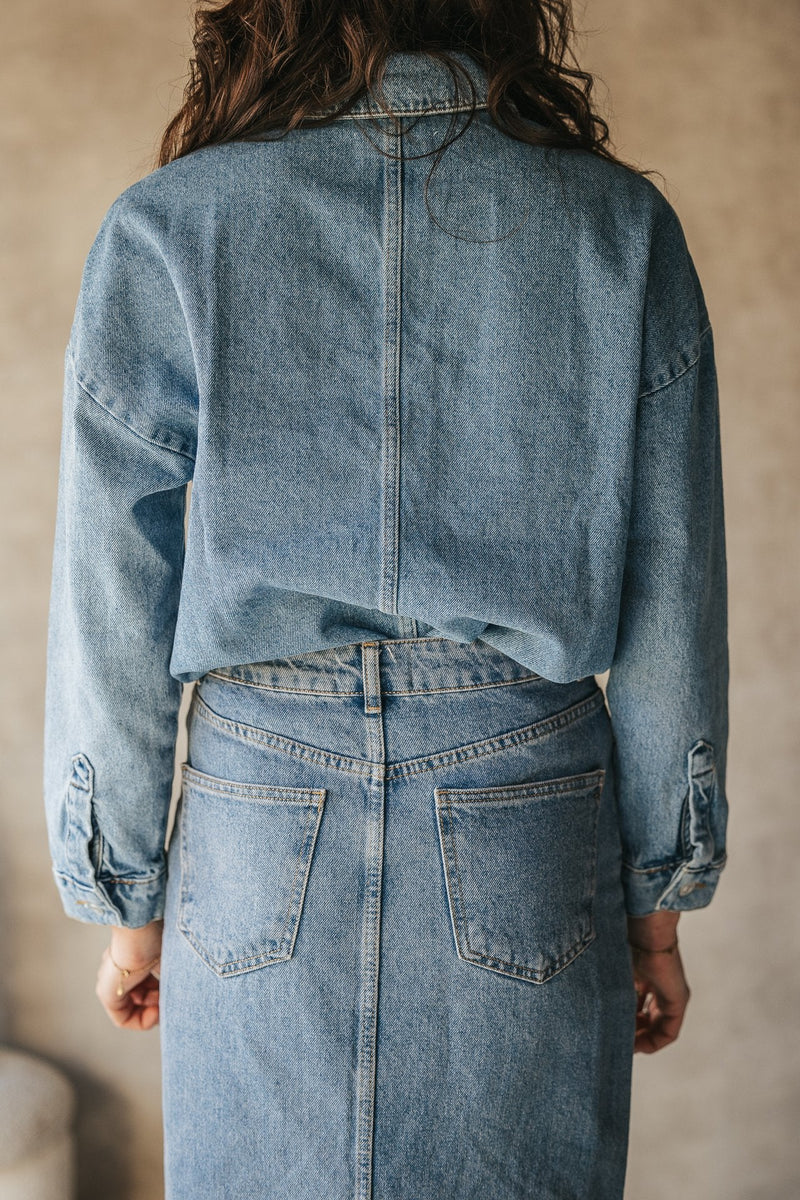 Kim denim jacket vintage blue NN - Bij Keesje