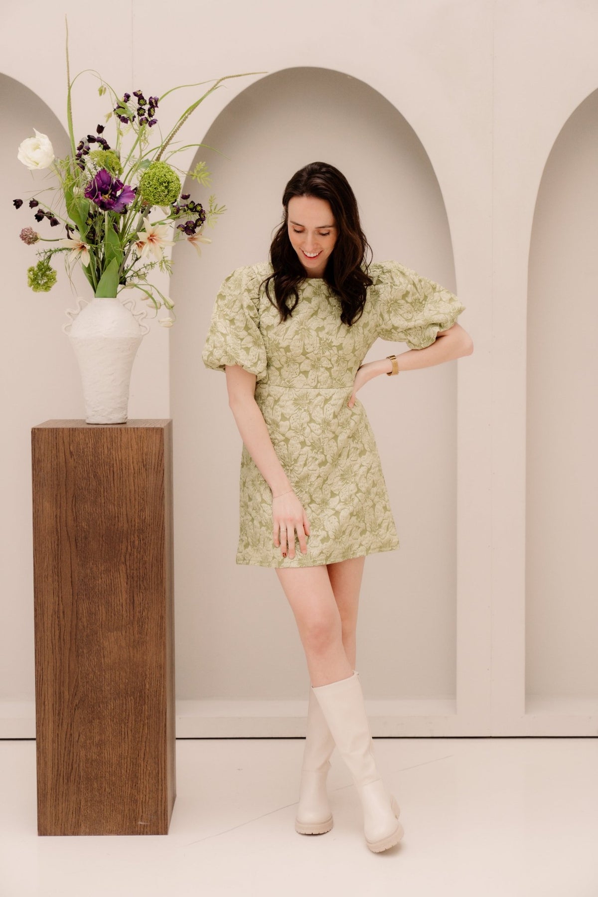 Kirra jurk mint - Bij Keesje - Bij Keesje - Jurk