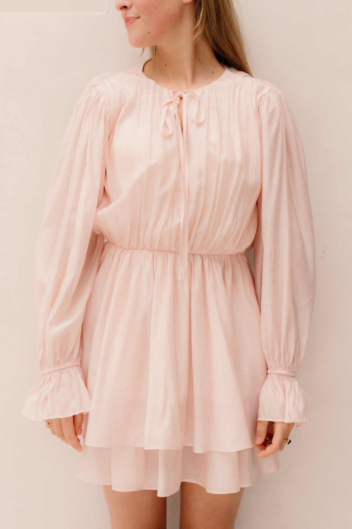 Klaartje jurk roze - Bij Keesje - Bij Keesje - Jurk