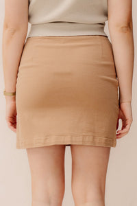 Klaasje Skirt Camel - Bij Keesje - Bij Keesje - rok