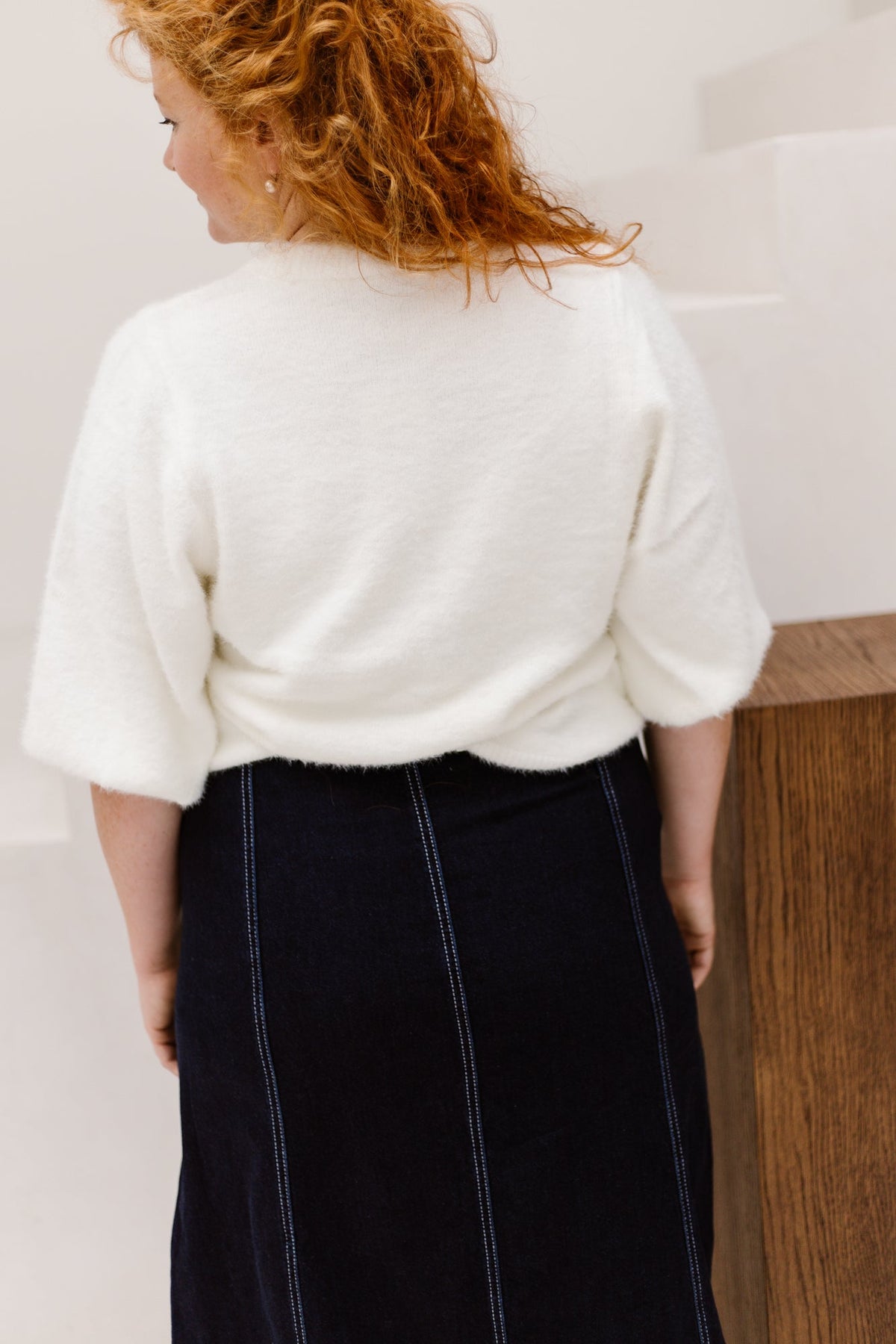 Knit top off white F26680-SL - Bij Keesje - Smashed Lemon - Top
