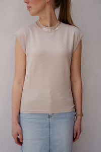 Knit top sand 26392 - Bij Keesje - Smashed Lemon - Top