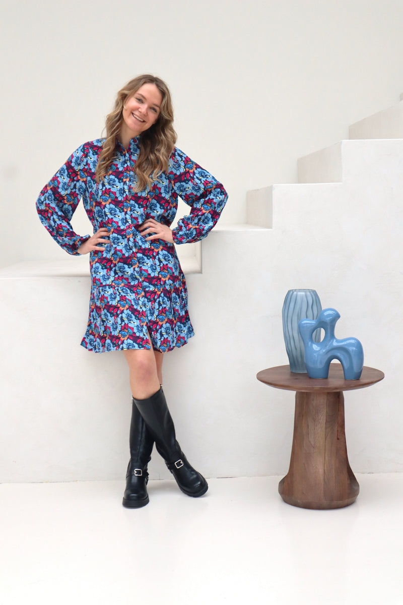 Koa dress blue - Bij Keesje - FLURESK