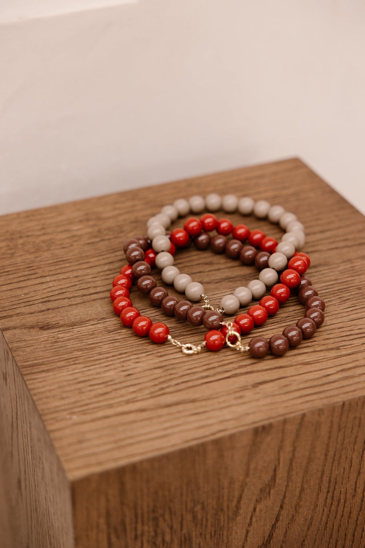 Kralenketting bruin - Bij Keesje - Bij Keesje