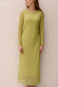 Kris dress groen - Bij Keesje - Bij Keesje - Jurk