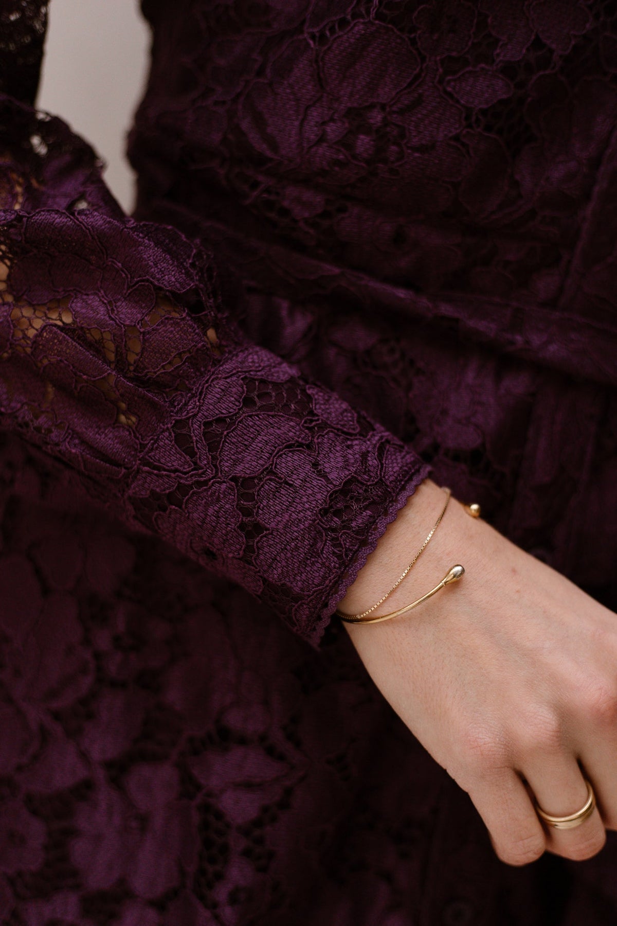 Lace dress purple - Bij Keesje - Bij Keesje