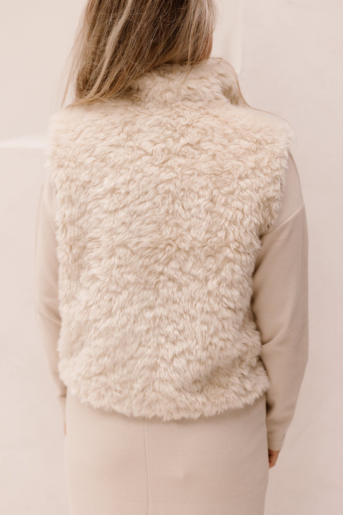 Laluna gilet sand - Bij Keesje - G-maxx - gilet