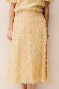 Lara skirt light yellow - Bij Keesje - Bij Keesje - Rok