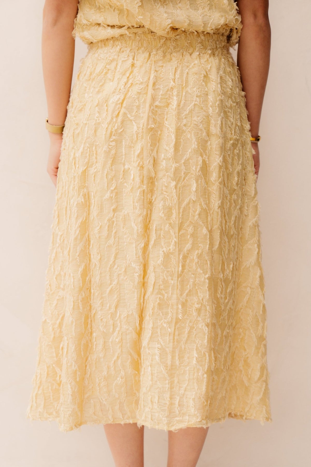 Lara skirt light yellow - Bij Keesje - Bij Keesje - Rok