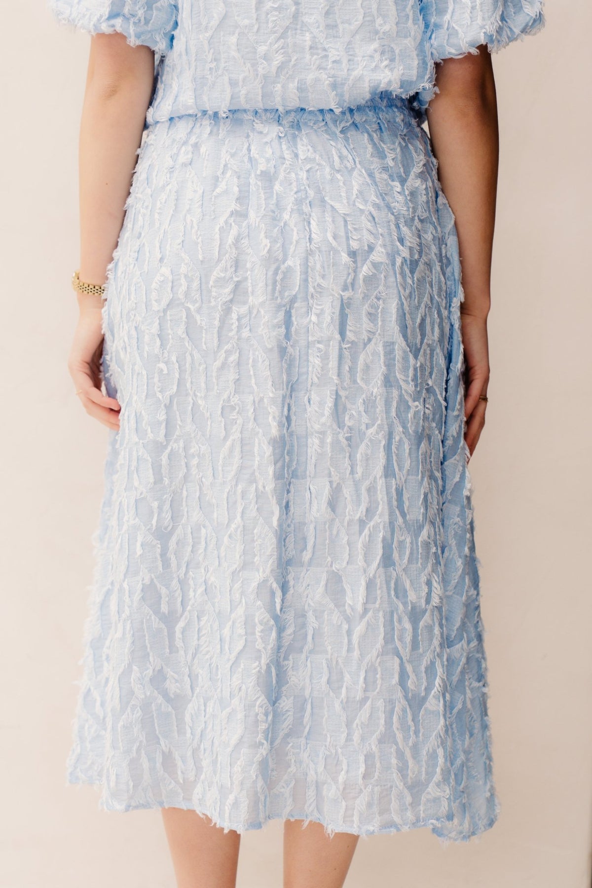 Lara skirt lightblue - Bij Keesje - Bij Keesje - Rok