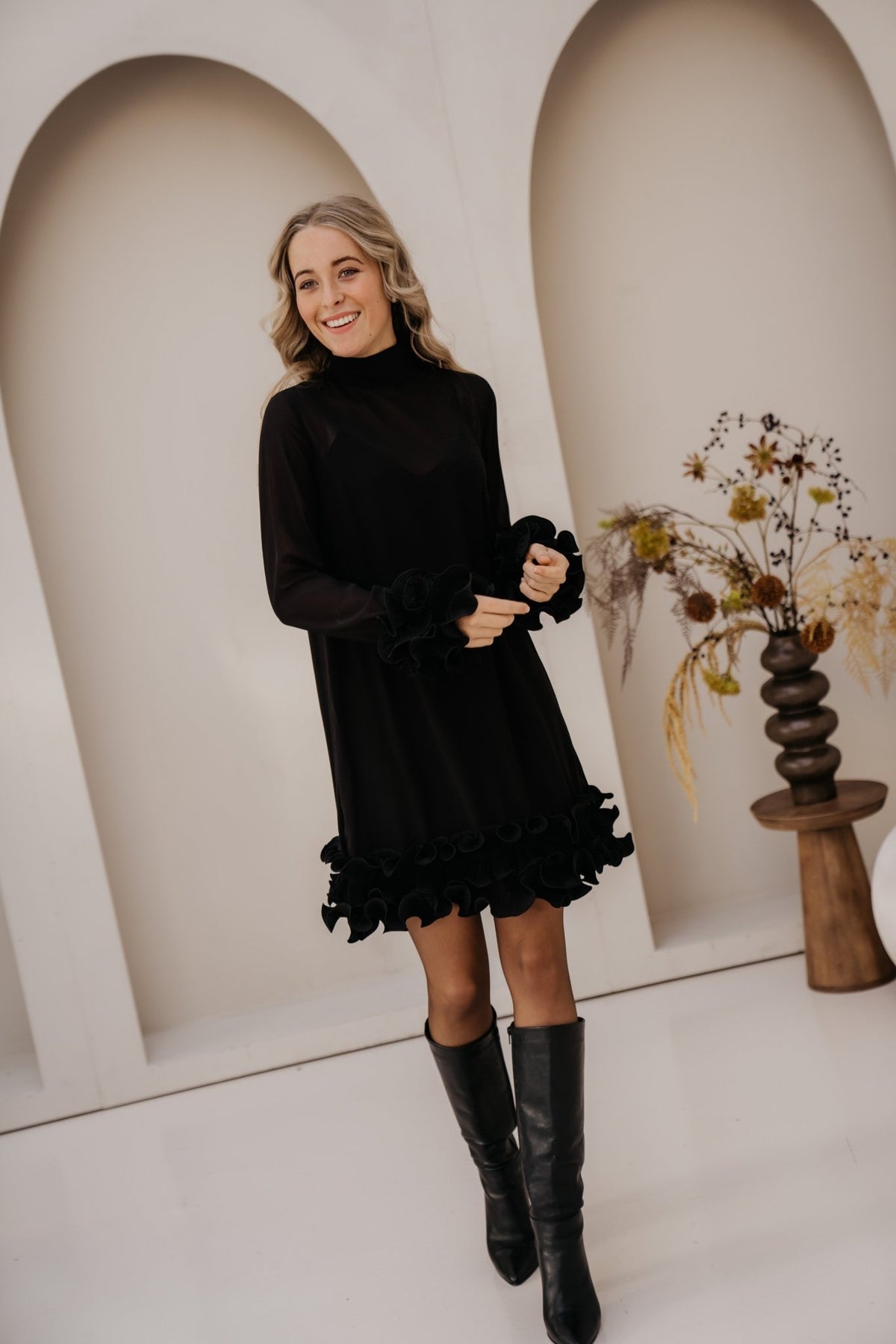 Latania dress black - Bij Keesje - Noella - Jurk