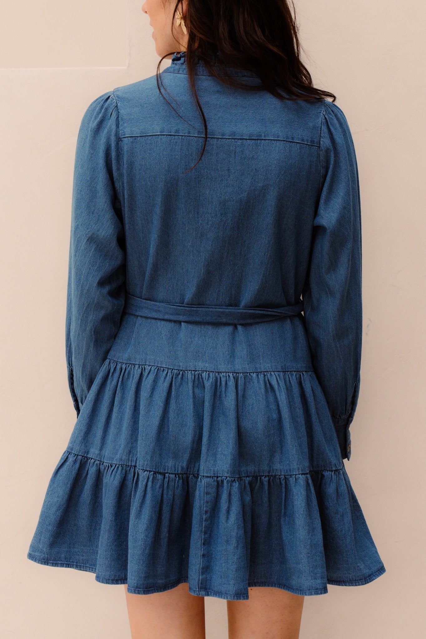Latifana denim dress blue - Neo Noir | Shop online Bij Keesje