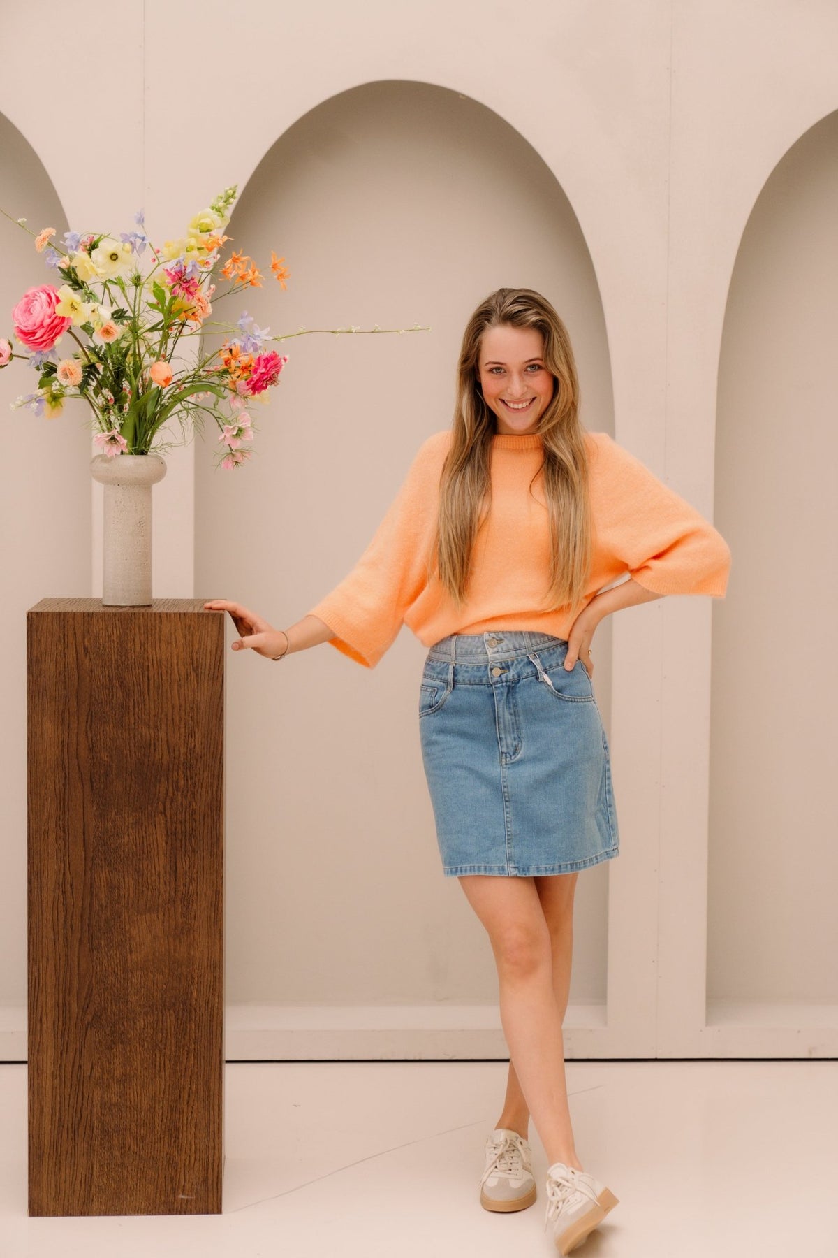 Lau trui oranje - Bij Keesje - Bij Keesje - Trui