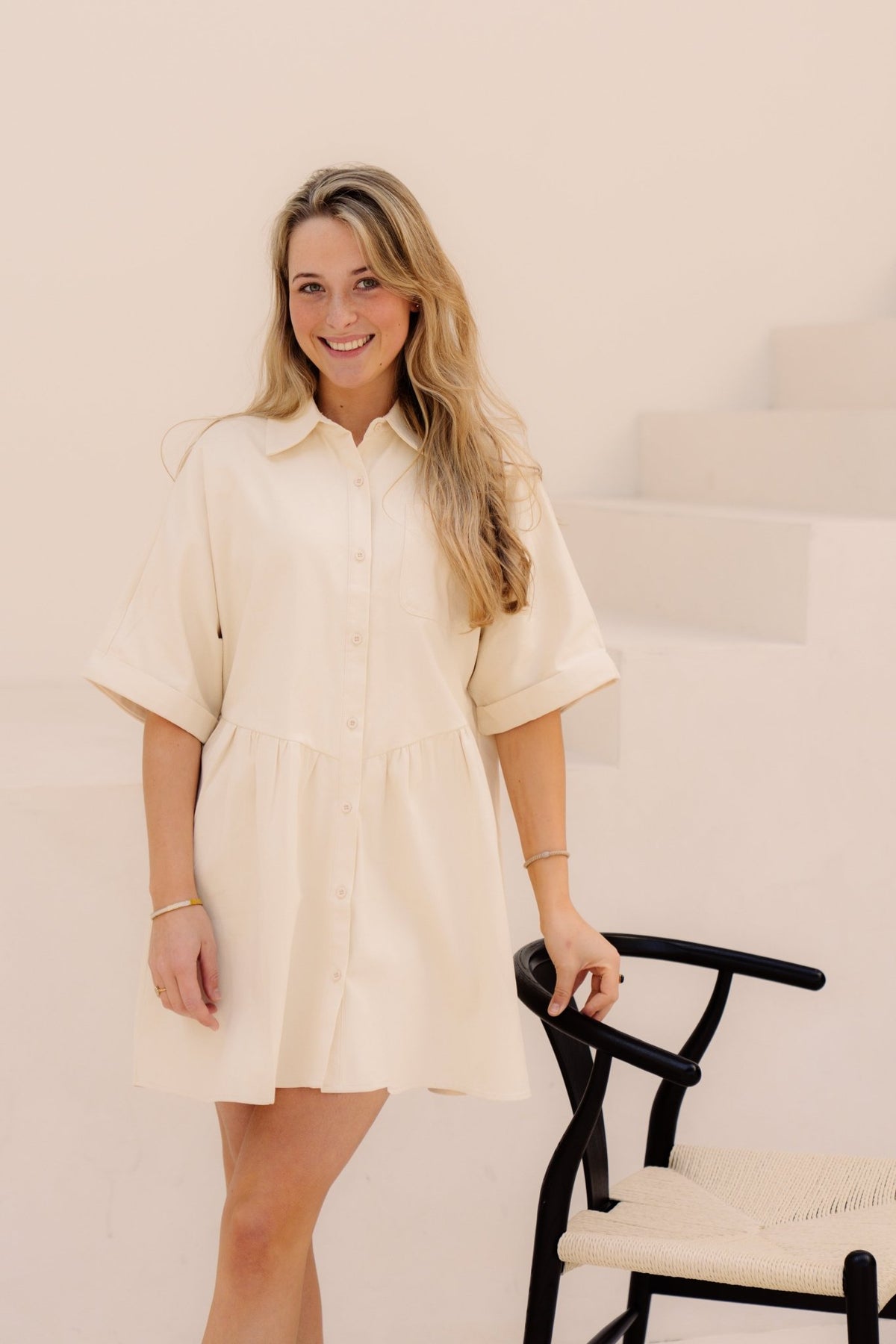 Lauri jurkje zand - Bij Keesje - Bij Keesje - Jurk