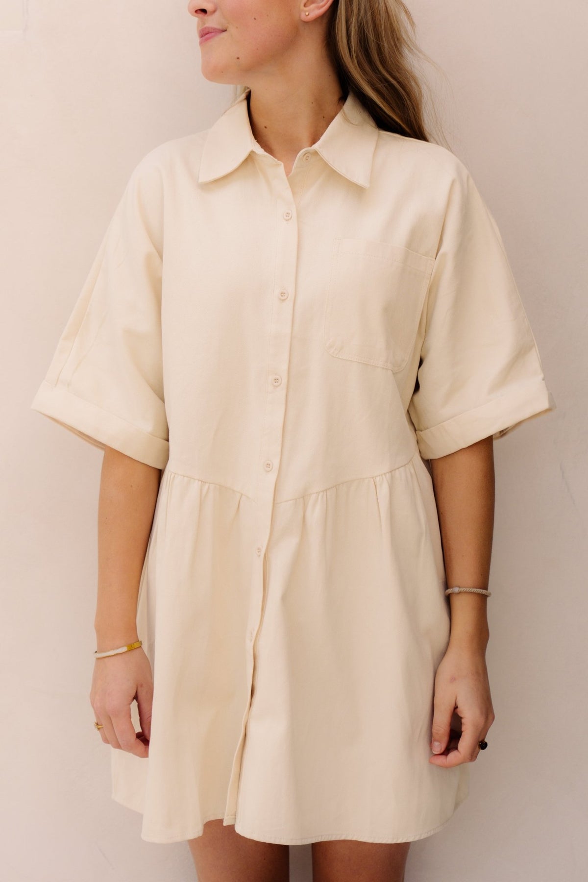 Lauri jurkje zand - Bij Keesje - Bij Keesje - Jurk