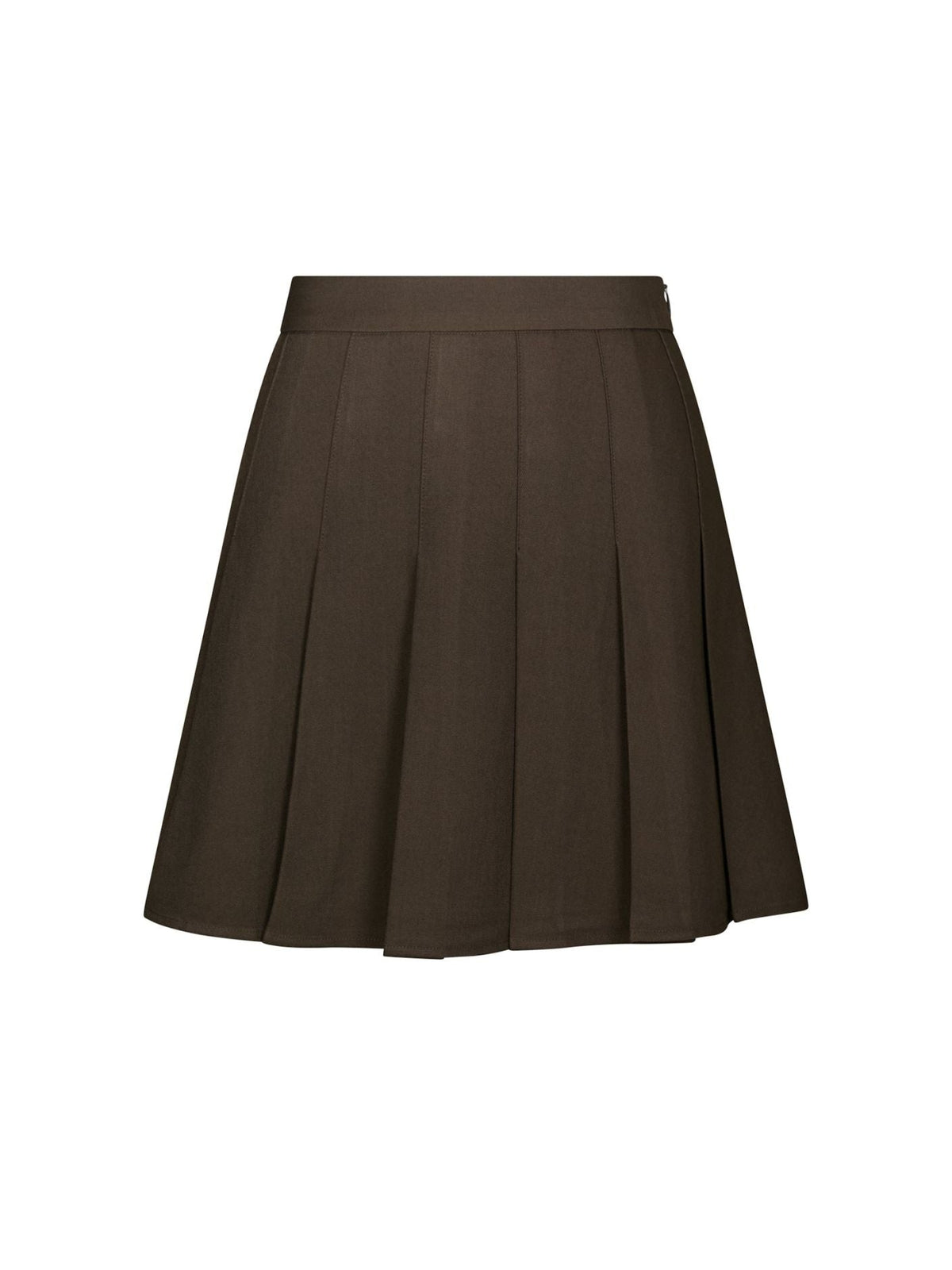 Laurina structure skirt dark brown - Bij Keesje - Neo Noir - Rok