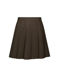 Laurina structure skirt dark brown - Bij Keesje - Neo Noir - Rok
