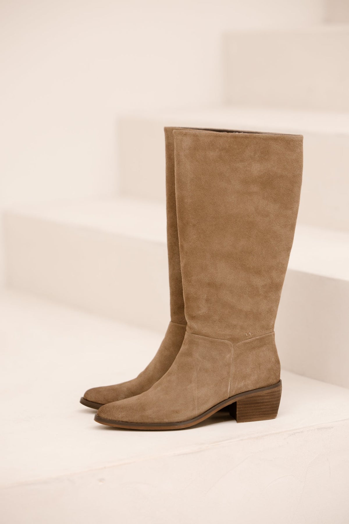 Lazio boots taupe suede - Bij Keesje - Shoecolate