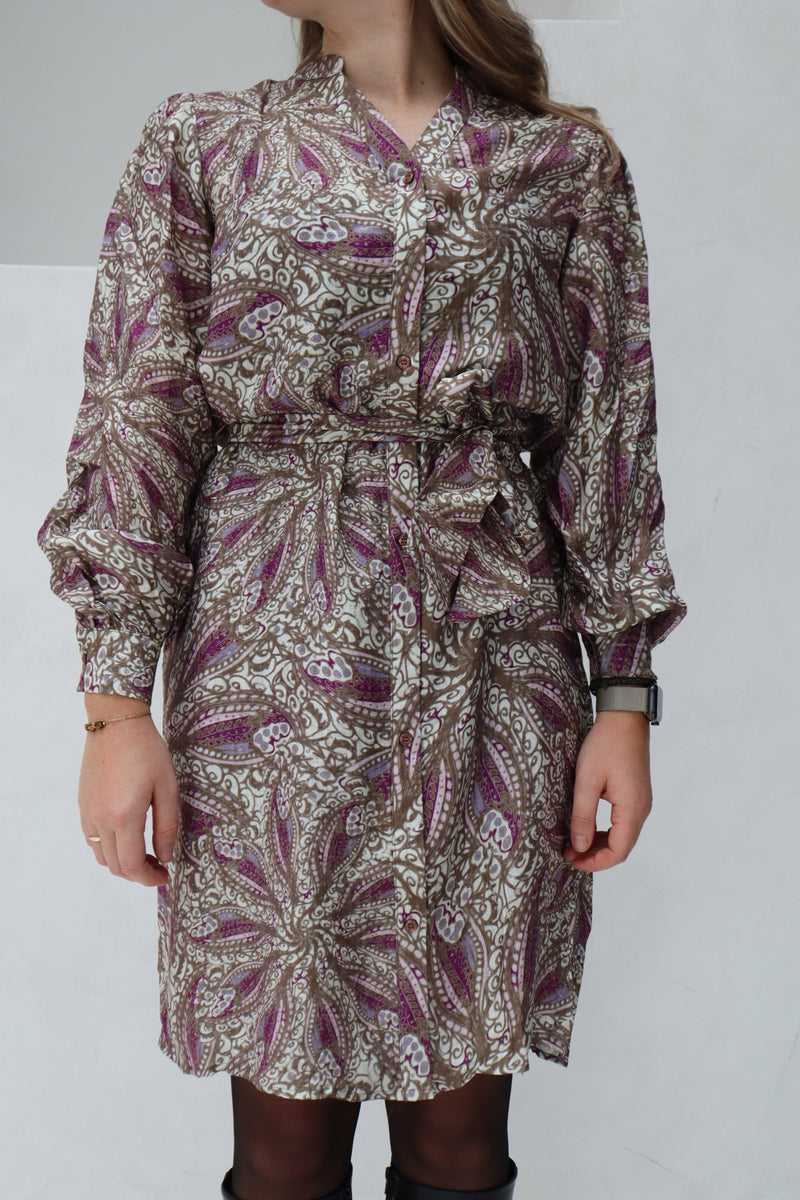 Lea dress purple print - Bij Keesje - G - maxx