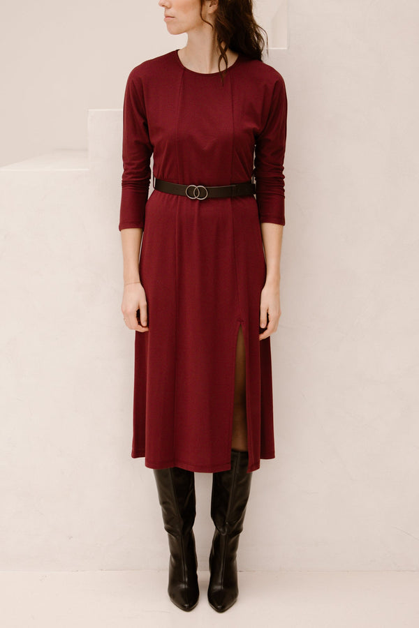 Lecce dress bordeaux - Bij Keesje - Amelie & Amelie