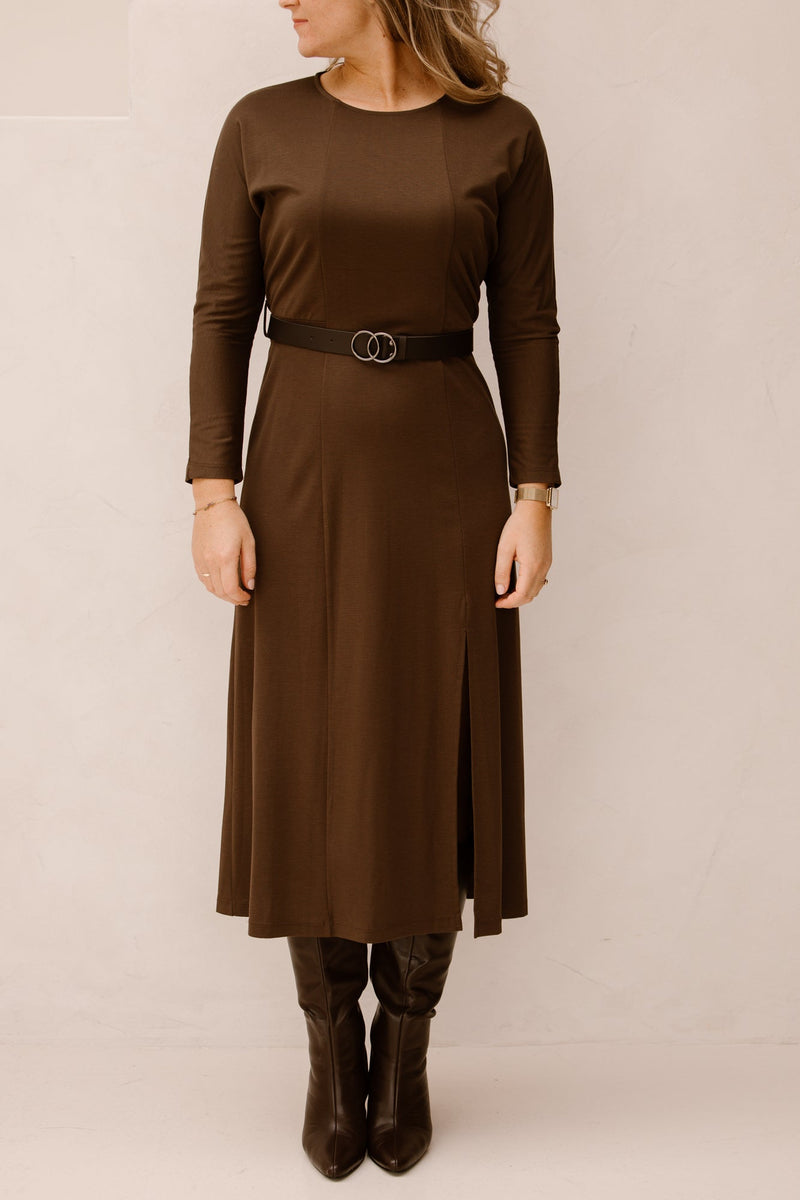 Lecce dress choco - Bij Keesje - Amelie & Amelie